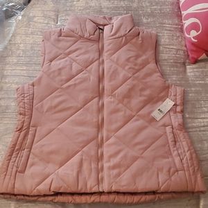 Puffer vests - Pink, Olive green and royal blue